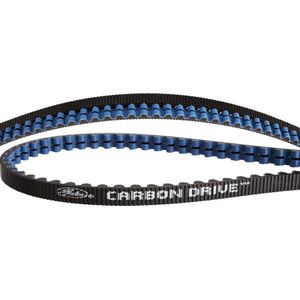 Gates CDX tandriem Carbon Drive 122T zwart/blauw