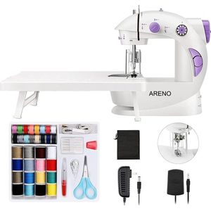 ARENO® Mini Naaimachine voor beginners en kinderen - Inc. Naaiset en Naaiplank - Portable