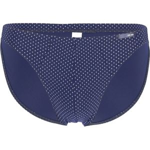 HOM Max comfort micro briefs (1-pack) - heren micro slip microfiber - donkerblauw dessin - Maat: L