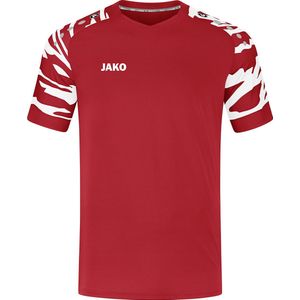 JAKO Shirt Wild Korte Mouw Rood-Wit Maat XXL