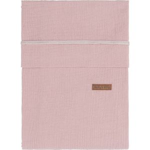 Baby's Only Baby dekbedovertrek ledikant - baby deken Breeze - Oud Roze - 100x135 cm - 100% katoen