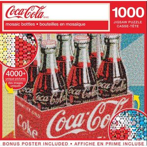 Coca-Cola puzzle 1000pcs. mosaic bottles