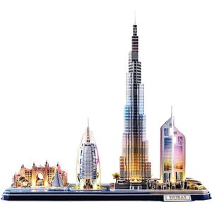 3D LED Puzzel Dubai (182 Stukjes)