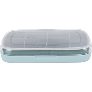 Grote Capaciteit Draagbare Verzegelde Tablet Doos Groene Geneeskunde Organizer voor op Reis