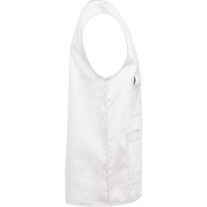 Gilet Unisex 5XL WK. Designed To Work Mouwloos White 65% Polyester, 35% Katoen