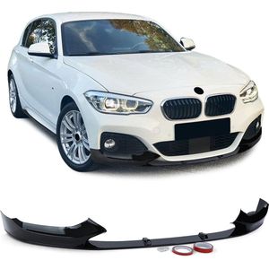 Bmw 1 Serie F20 F21 LCI M Pakket Spoiler Voorspoiler Splitter Hoogglans Zwart 120 125 130 135 M