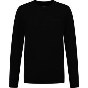 Ballin Amsterdam - Jongens Regular fit Knitwear Crewneck LS - Black - Maat 14
