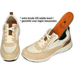 Xsensible -Dames - beige - sneakers - maat 42