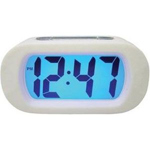 Balance Time LCD - Wekker - Rubber - Wit