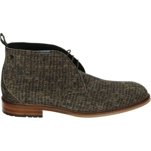 Floris van Bommel DE NORMER 01.02 - Business half-hoogNette herenschoenen - Kleur: Bruin - Maat: 41.5