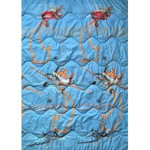 Dekbed 100% polyester Disney Planes Blauw 140 x 200 cm