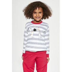 Cornette Katoenen Pyama Meisjes | Lange Mouw Lange Broek | Winter Pyjama Meisjes | Hello 474/149 475/149 110/116