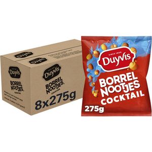 Duyvis Borrelnootjes Cocktail - 8 x 275 gram