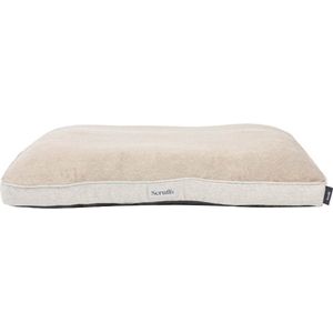 Scruffs Harvard Hondenkussen - Orthopedisch Matras - Memory Foam - Pearl Grey - L - 100 x 70 cm