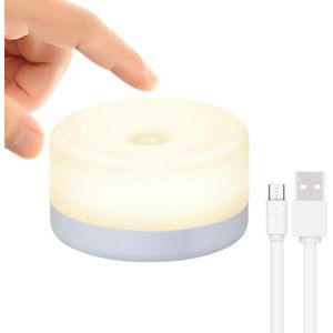 Oplaadbaar mini-aanraaklicht draadloze LED-nachtverlichting voor kinderen - baby nachtlampje - draagbare bedlampje voor borstvoeding - dimbare kinderkamerlamp