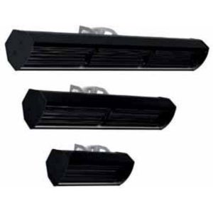 Zwarte infrarood heater, Welltherm HP classic zwart 1950 Watt, 75,9 x 9,5 x 17,1 cm
