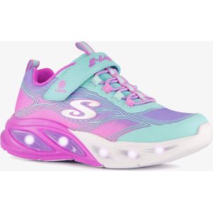 Skechers Cosmic Glow meisjes sneakers met lichtjes - Roze - Maat 35