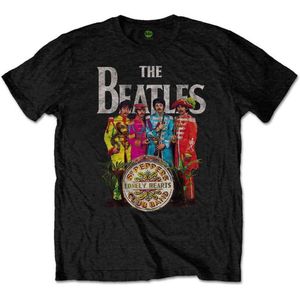 The Beatles - Sgt Pepper Heren T-shirt - XL - Zwart