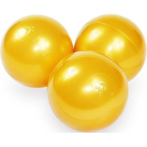 Ballenbak ballen goud (70mm) voor ballenbak 300 stuks