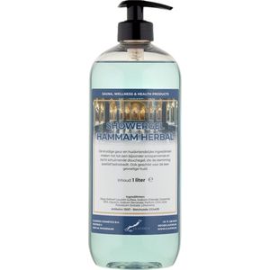 Douchegel Hammam Herbal 1 liter - met gratis pomp - showergel