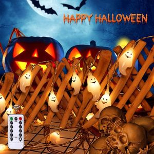 Merdoo Halloween Spook Lamp - Halloween Spook met Licht - Decoratie Buiten - Accesoires – Waterdicht Lampjes - Instelbaar Lichtjes / Lamp - 3M 20 LED Sets