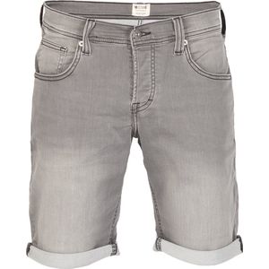 Mustang Heren Short Broeken Chicago Real X regular/straight Fit Grijs Volwassenen Korte Jeans Broek Bermuda