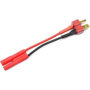 Revtec - Power adapterkabel - Deans connector vrouw. <=> 2mm Gold connector - 14AWG Siliconen-kabel - 1 st