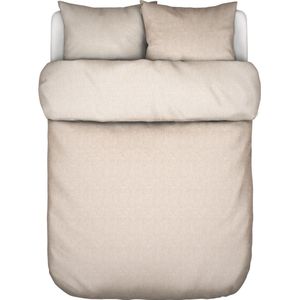 MARC O'POLO Eilif Flannel Dekbedovertrek Oatmeal - Tweepersoons – 200x200/220 cm