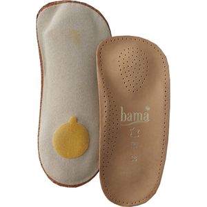 Bama Classic Futura Steunzool - 3/4 Inlegzool met Voetbed - Ondersteunt en ontlast de voet - Voorkomt vermoeide voeten - Maat 38