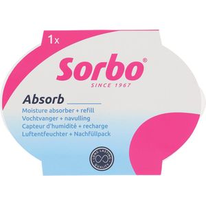 Sorbo Vochtvanger met Navulling – Wit – Voorkomt Condensatie en Schimmelvorming