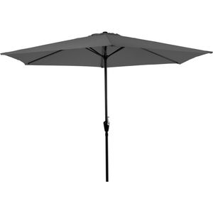 Parasol Gemini grijs 3 Meter - zomer - zonwering - tuinartikel - buiten parasol