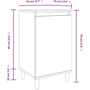 VidaXL-Nachtkastjes-2-st-40x35x70-cm-bewerkt-hout-hoogglans-wit