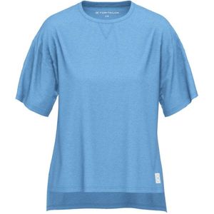 Tom Tailor T-shirt ronde hals - 620 - maat 46 (46) - Dames Volwassenen - Polyester/Viscose- 64137-3030-620-46