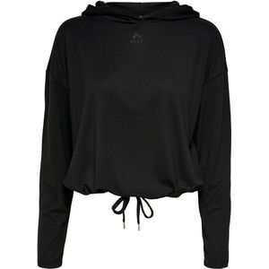 Only Play - Nori LS Hood Top - Zwarte hoodie dames-XL