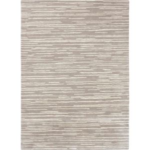 Florence Broadhurst - Slub Mist 39401 Vloerkleed - 120x180  - Rechthoek - Laagpolig Tapijt - Landelijk - Beige, Taupe