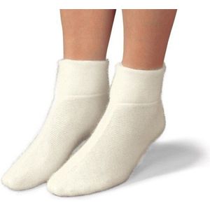 Eureka zachte merino wollen sokken S9 - unisex - ecru - maat 35-38