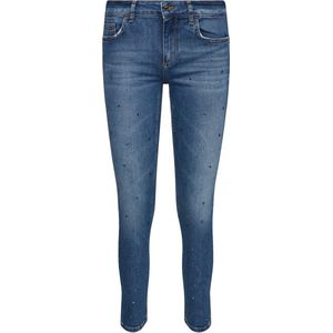 Liu Jo • blauwe slim fit jeans met steentjes ��• maat 24