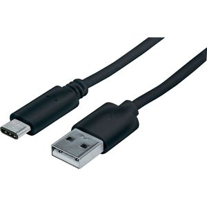 Manhattan - USB-C Male naar USB 2.0 A Male - 1 m