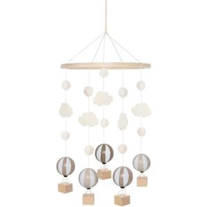 Jabadabado Houten Mobiele Heteluchtballon Beige