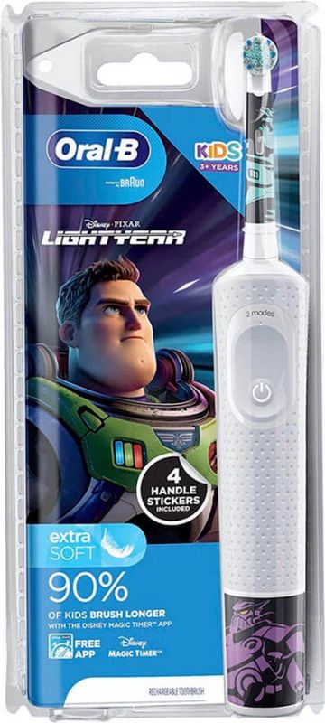 Oral-B Elektrische Tandenborstel – Kids 3+ Pixar Lightyear Vitality Extra soft