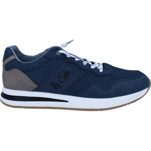 Lee Cooper Heren Sneaker Navy BLAUW 41