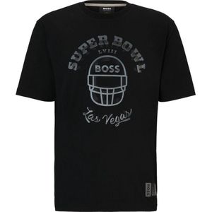 Boss Timeout Nfl 10253358 T-shirt Met Korte Mouwen Zwart XL Man