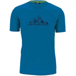 Karpos Loma T-shirt Met Korte Mouwen Blauw S Man