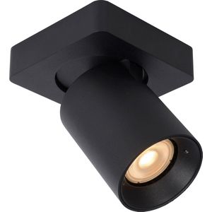 Lucide NIGEL Plafondspot - LED Dim to warm - GU10 - 1x5W 2200K/3000K - Zwart