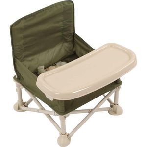 Reis Stoelverhoger Opvouwbaar Draagbaar Lichtgewicht - Compacte Hoge Stoel voor Baby - Buiten Baby Stoel met Veiligheidsgordel Tray Bekerhouder en Opbergtas - Camping Strand Gazon(#5)