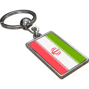 Iran Vlag - Sleutelhanger - Cadeau - Verjaardag - Kerst - Kado - Valentijn