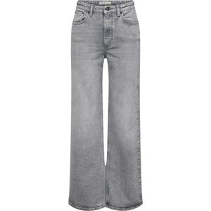 Only Jeans Onljuicy Hw Wide Leg Rea707 Dnm Noo 15334821 Medium Grey Denim Dames Maat - W28 X L34