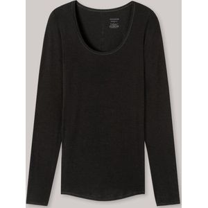 Schiesser Sportshirt/Thermische shirt - 000 Black - maat 40 (40) - Dames Volwassenen - Polyester/Viscose- 155414-000-40