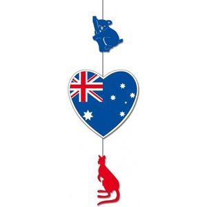 Australie hangdecoratie 85 x 30 cm - Landen vlag thema feestartikelen/versiering