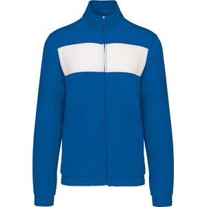 SportJas Unisex 4XL Proact Lange mouw Sporty Royal Blue / White 100% Polyester